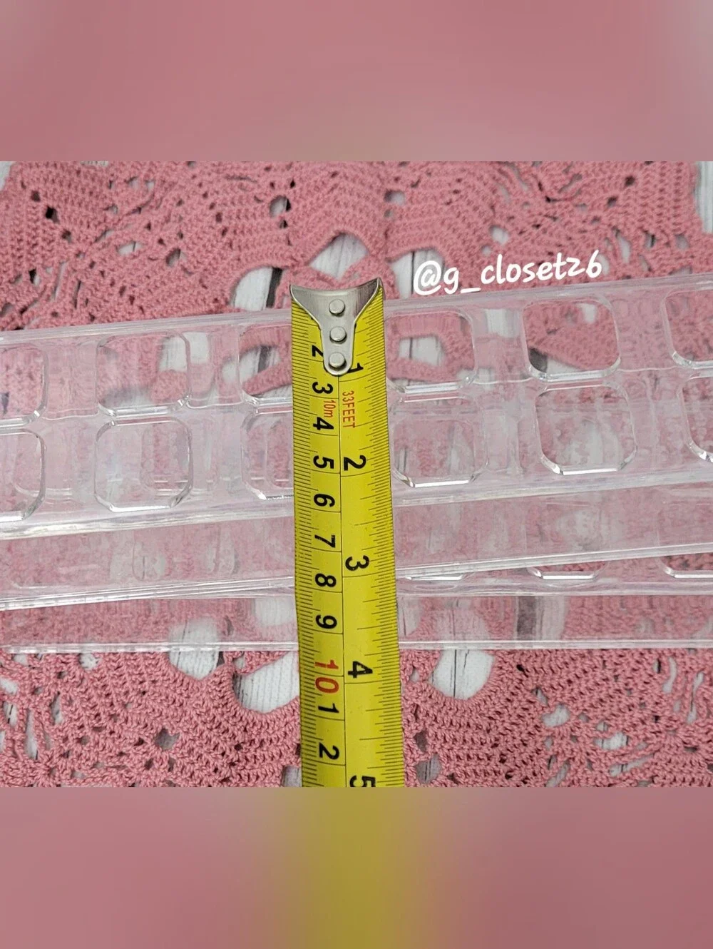 N/A clear acrylic